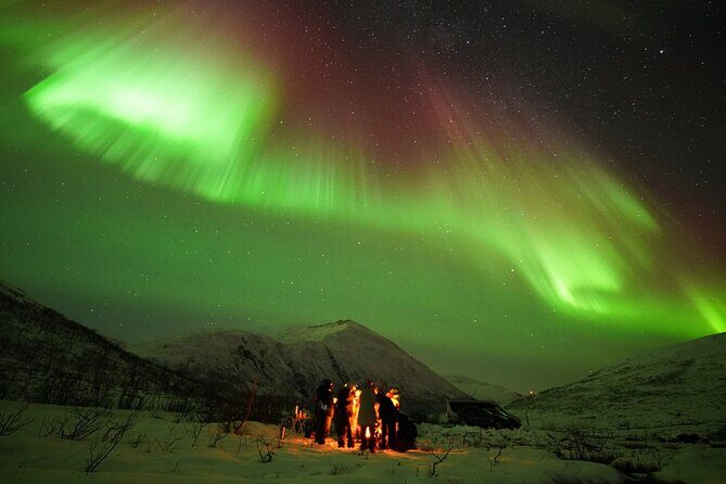Aurora tour with free portrait and bonfire - Free Aurora Portrait: A Photo You Actually Want