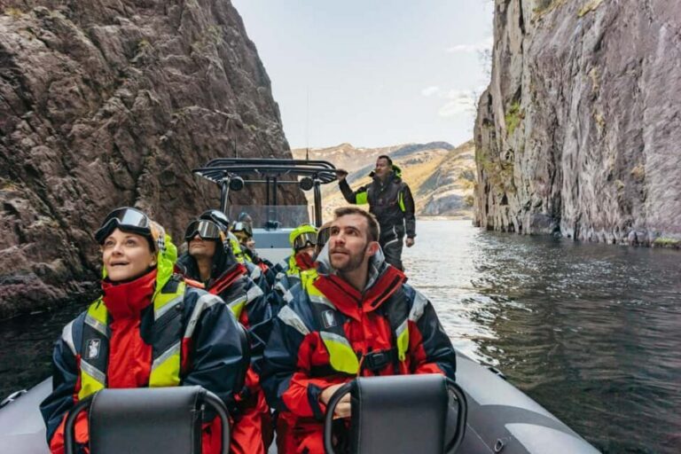 From Stavanger: Lysefjorden & Pulpit Rock RIB Boat Tour - Stavanger meeting point: find the harbor, then gear up