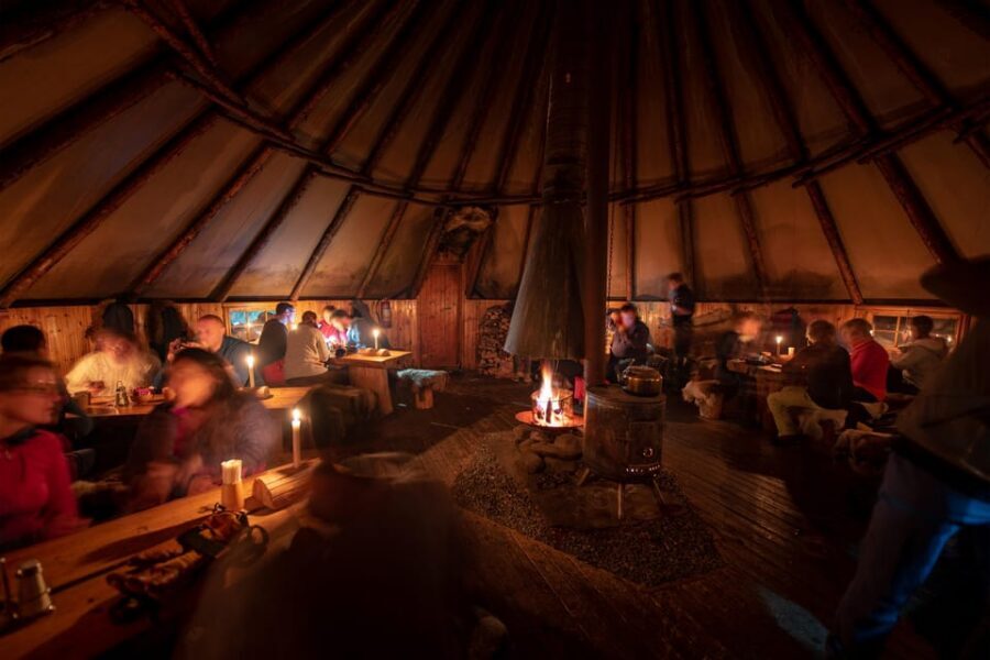 From Tromsø: Advanced Dog Sledding Tour at Camp Tamok - The lavvu lunch: warm stew, hot drinks, and a proper reset