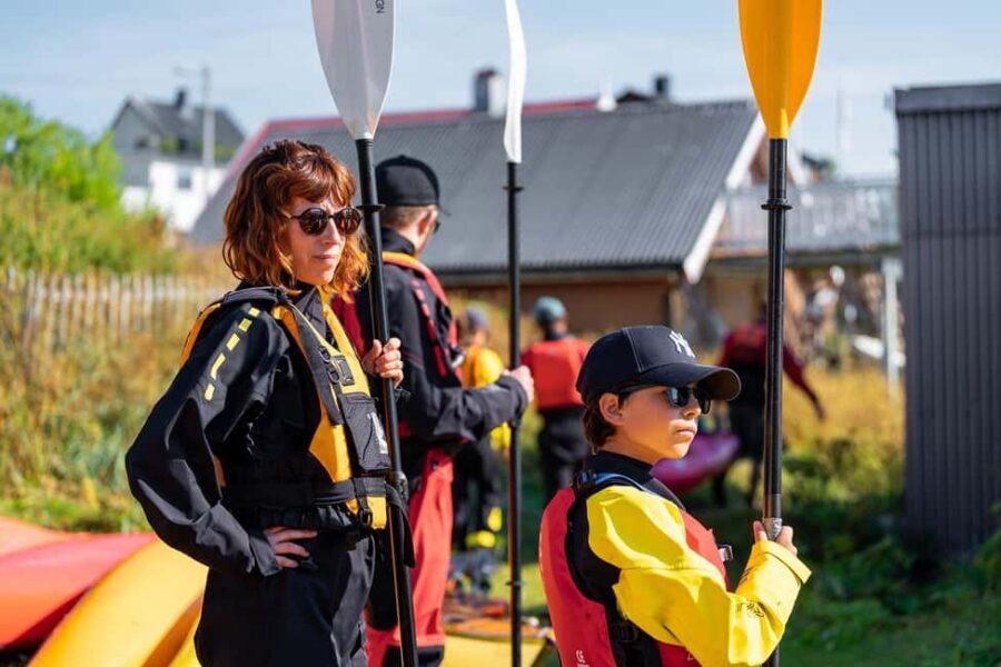 From Tromsø: Sea Kayaking Tour at Sommarøy - Gear and prep: what you actually get before you enter the water