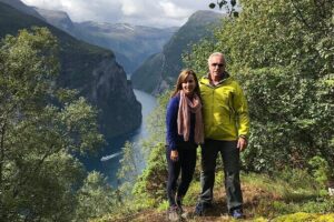 Geiranger Shore Excursion: Mt. Dalsnibba and Eagle Road - Stop 1 to Stop 2: Flydalsjuvet gorge gives you the first fjord punch
