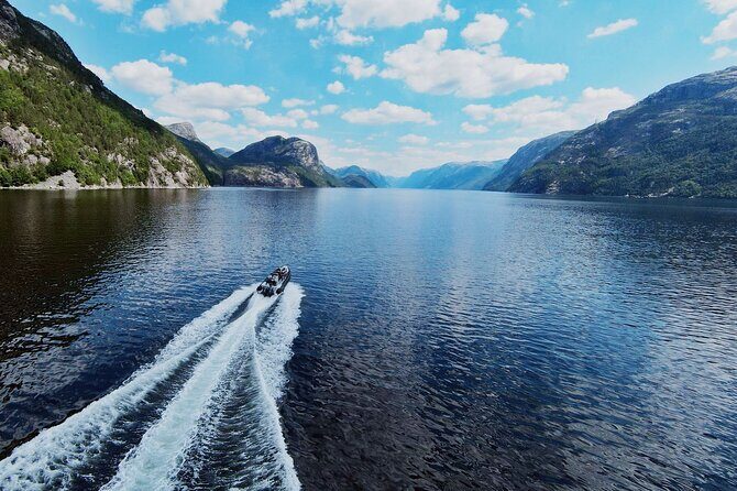 Lysefjorden & Pulpit Rock RIB-Safari from Stavanger - Skimming Lysefjord from 35 knots: why a RIB beats a boat tour