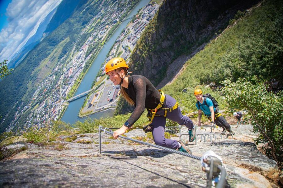 Mountain-climbing adventure in Mosjøen Via Ferrata - Key moments that make this day worth it