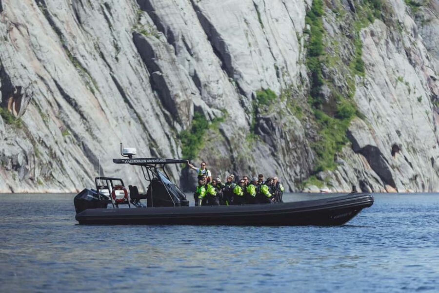 Sortland: Trollfjord RIB Boat Tour - Sortland’s blue-city start: where the tour begins