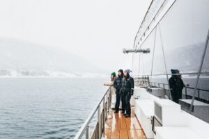 Tromsø: Arctic Fjord Cruise With Stop On Land At Fish Racks - Hybrid-electric catamaran sailing: why the quiet matters