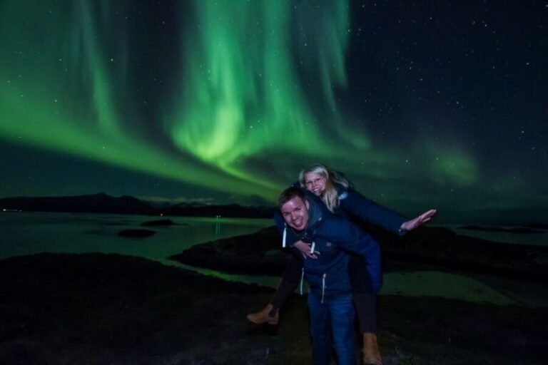 Tromsø: Northern Lights Chase in a Mercedes Benz with Photos - Mercedes-Benz minibus comfort matters when it’s cold out