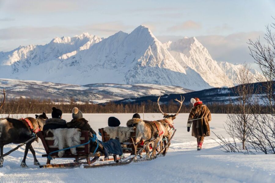 Tromsø: Sámi Reindeer Sledding and Sami Cultural Tour - The Coach Ride: When the Lyngen Alps Steal the Show