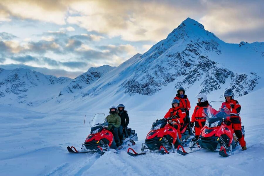 Tromsø: Snowmobile Tour with Aurora Crystal Lavvo Stay - The Snowmobile Part: training, paired riding, and the 60–90 minute run
